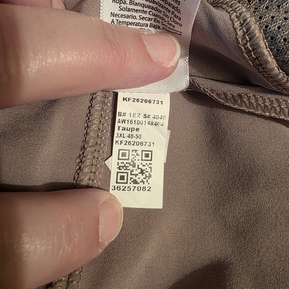 NWT Athletic Works Woven Shorts Men's Size 3XL In Taupe - Picture 6 of 12